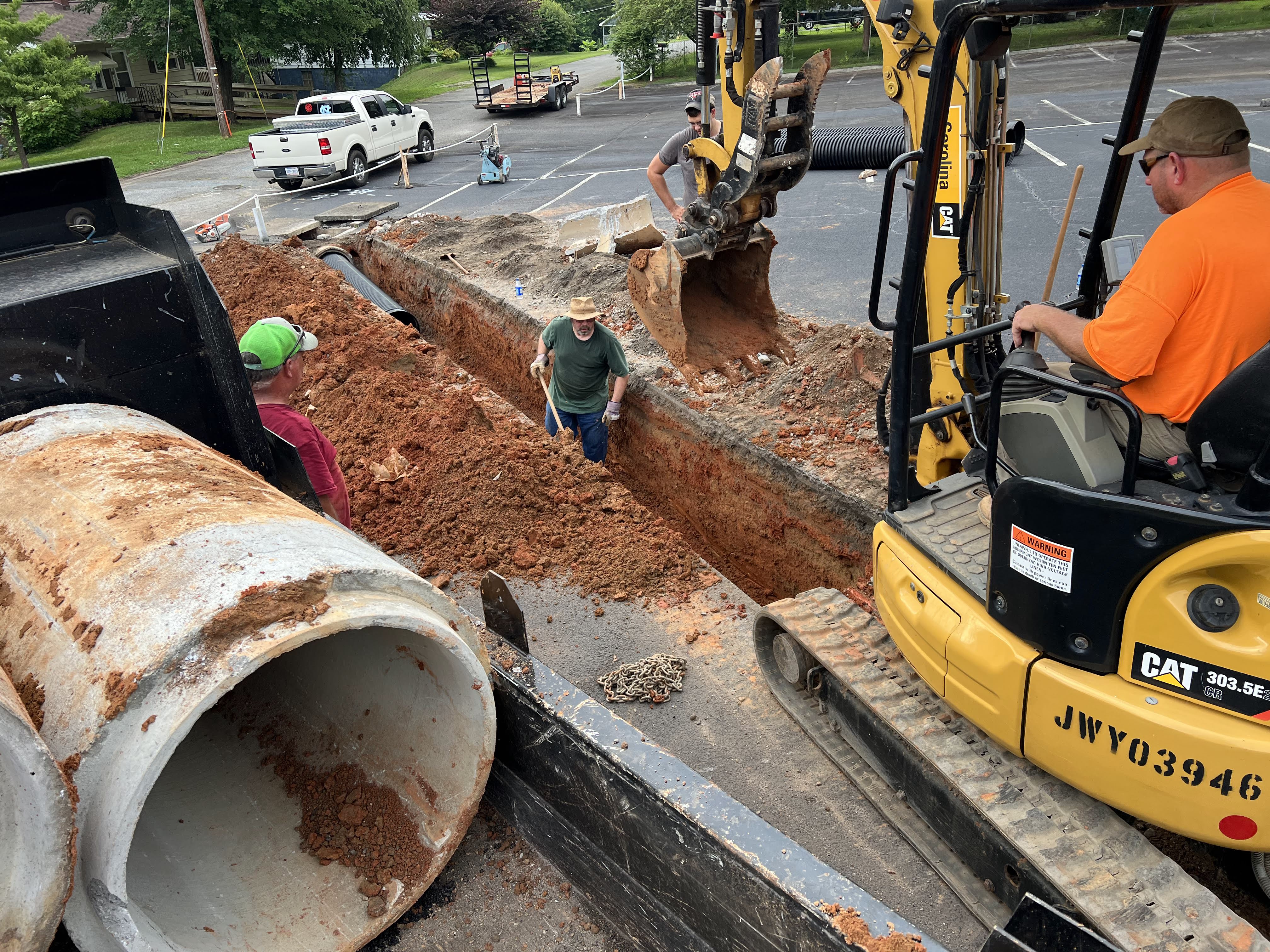 IMG_7125 underground drain pipes Excavating services